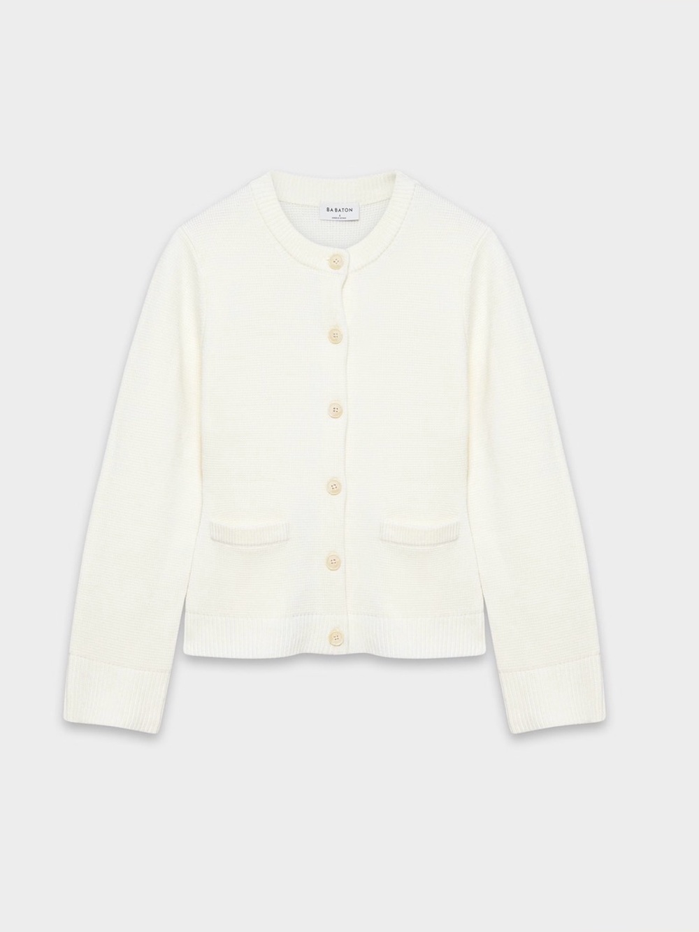 Artizia Babaton Women’s Meraki Merino Wool Cardigan Small Ivory